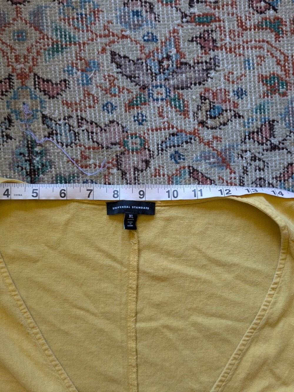 Yellow Universal Standard Islet Stretch Linen Dress Size XL - Picture 7 of 9